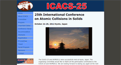 Desktop Screenshot of icacs25.riken.jp